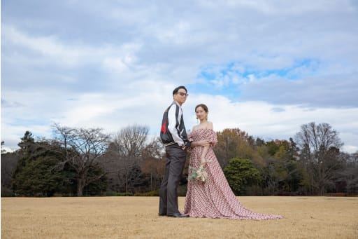 昭和記念公園では、広大な原っぱでもお撮りできますよ！！