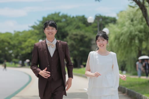 ランニングコースで