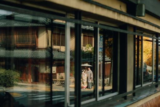 最後に祇園でのおしゃれな一枚をご紹介。