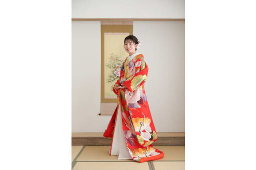 ご新婦様のソロカット。