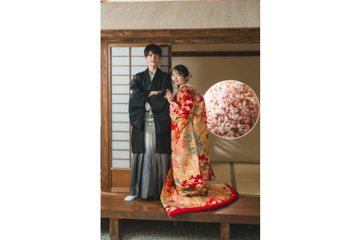 お着物の細部まで写します