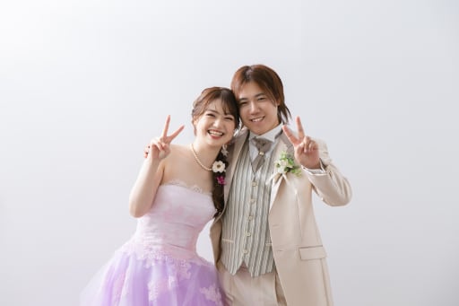 最後はピース！