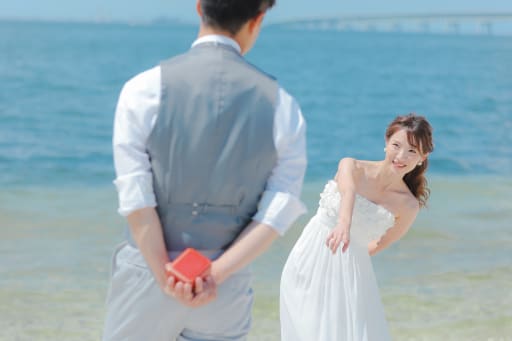 プロポーズの瞬間を  