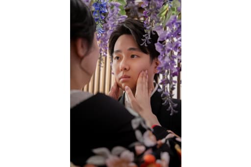 ほっぺたむにむに