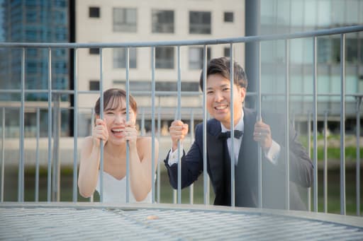 柵の中、、？