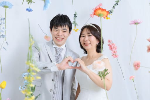 ラストはハートポーズ♡