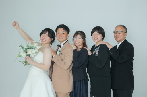 そして、ご家族も一緒に撮影です！