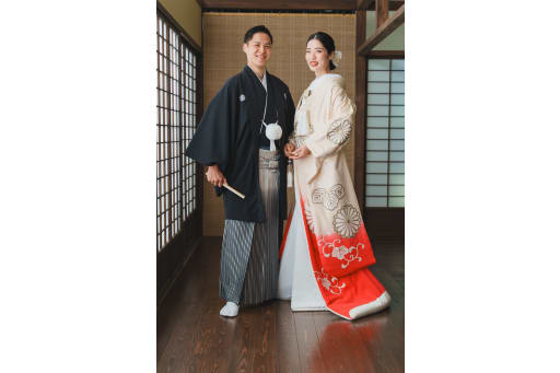 和装の フォーマルなポーズビシッと撮影させていただけました。