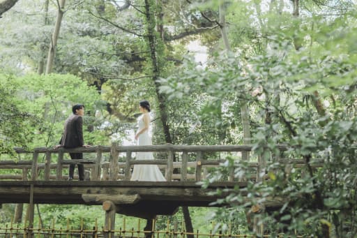 橋の上で待ち合わせ。