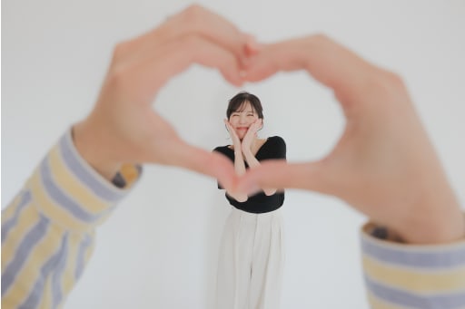ハートの中に見つけた、とびきりの笑顔