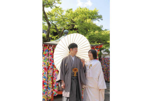 見つめ合いショット