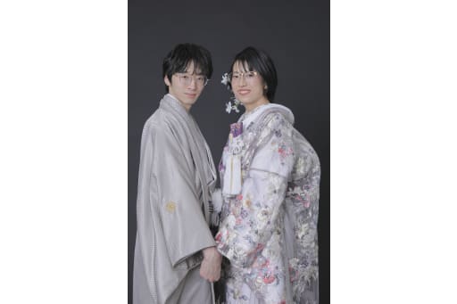 振り返りショット。