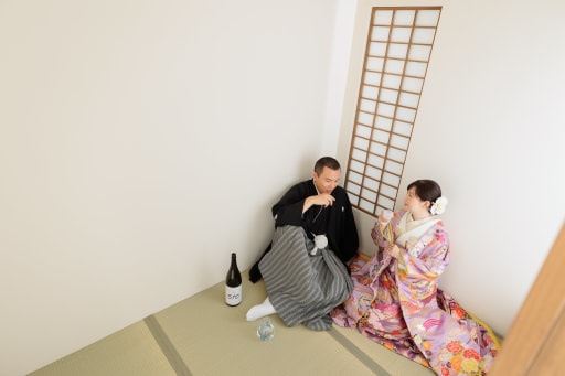 色打掛にお着替えして