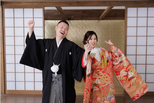 ラストカット！お二人お疲れ様でした！！