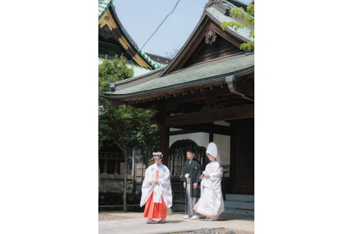 牛嶋神社にて