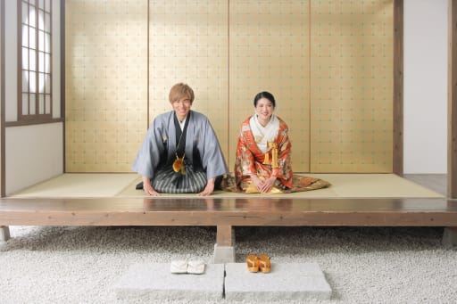 最後は正座ポーズで！