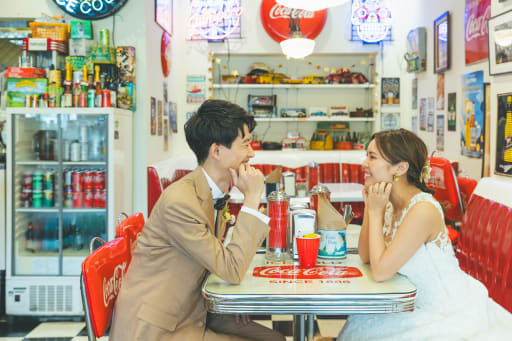 まずはハンバーガー屋さんのペニーズダイナーへ！🧃🍔⭐️