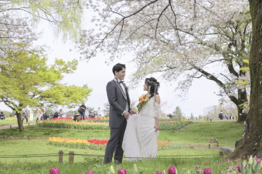 お散歩ショット。