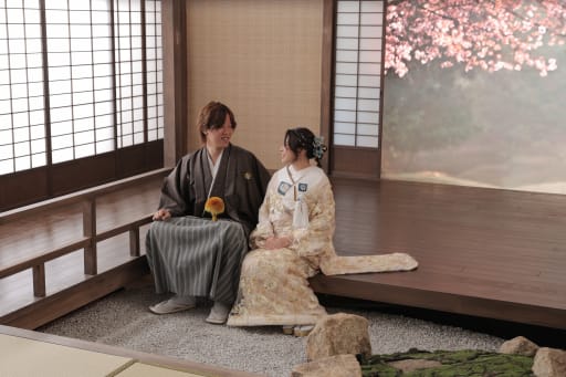 桜とお二人☺︎