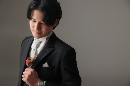 新郎様のソロショット