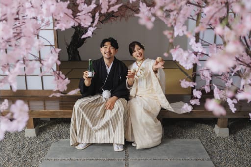 お酒×桜
