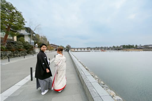 渡月橋に向かう道すがら