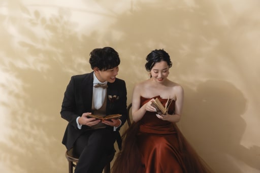 本を使って撮影