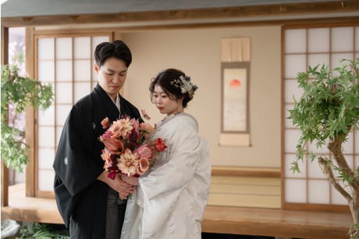 ブーケを使って