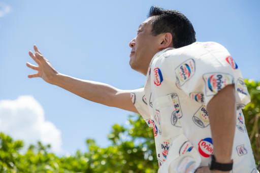 お父さん、絵になりすぎた。