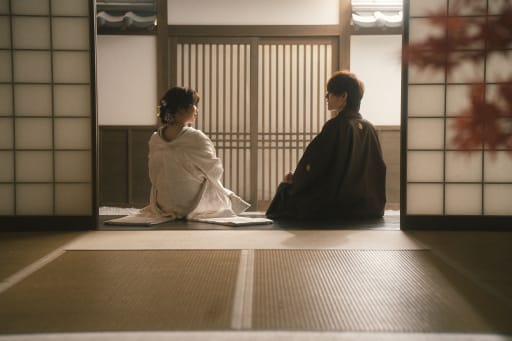 庭園で・・・