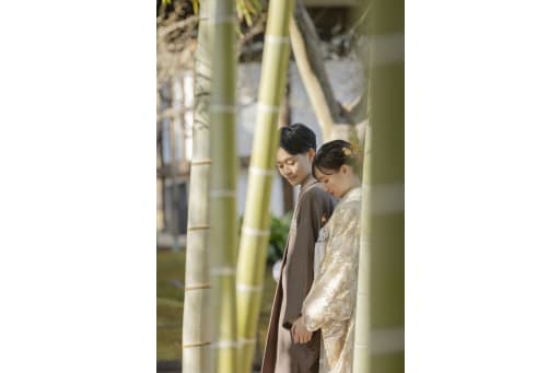 竹林に包まれる、静謐なひととき