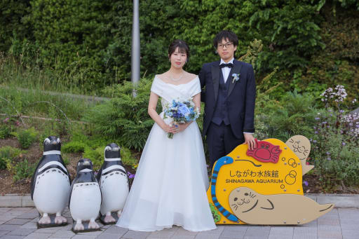 入り口で