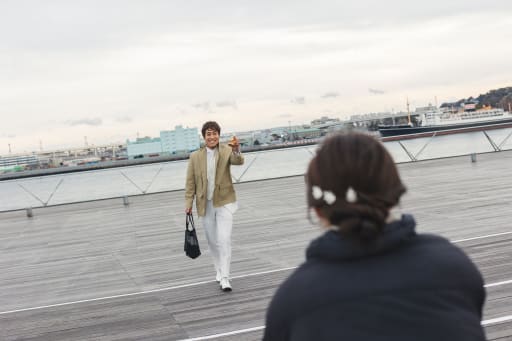 帰ってきた新郎さん