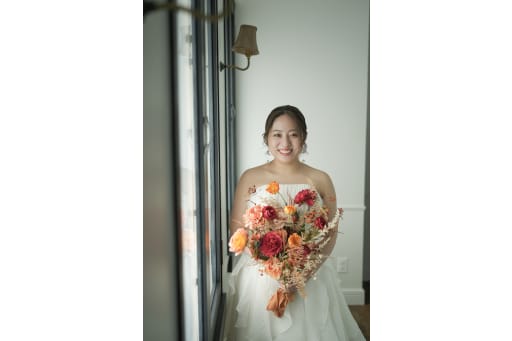 新婦様アップ