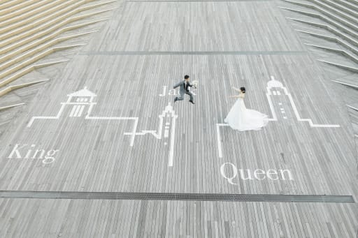 新郎様の跳躍力！