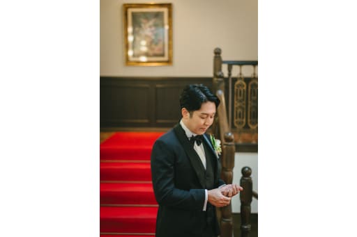 ご新郎様のソロカット