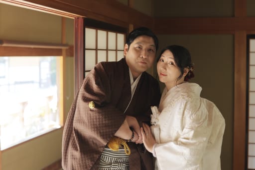 和の趣に包まれたご対面のひととき