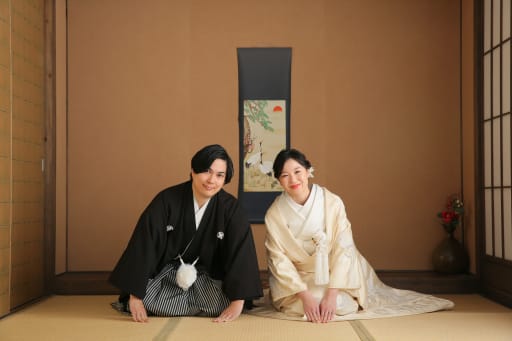  お辞儀ショット