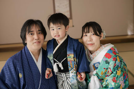 3人並んで！