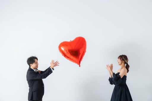 ハートの風船