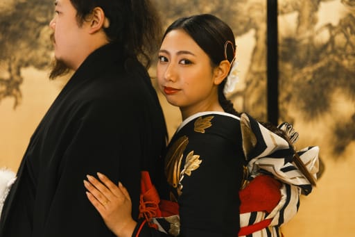 お二人が選ばれた衣装は”黒”