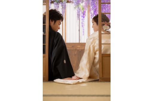 縁側に座って小休憩。