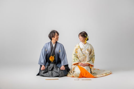 最後は正座で撮影終了