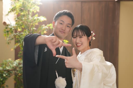 結婚式に！