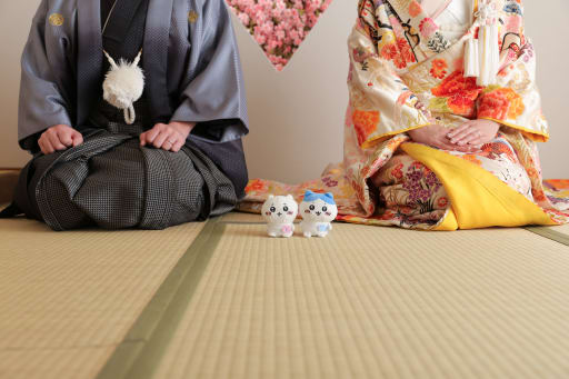  正座カットでも一緒に