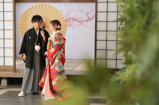  和傘のご用意もございます◎