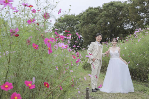   お散歩ショット。