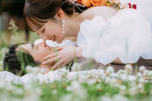 寝っ転がって！