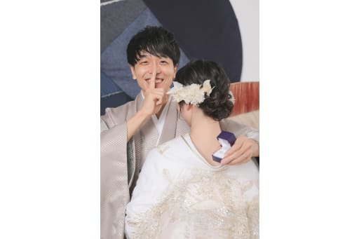 キュートな新郎さん！