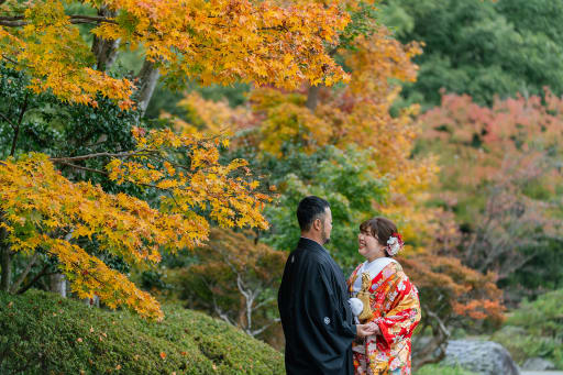 緑も残ってます。